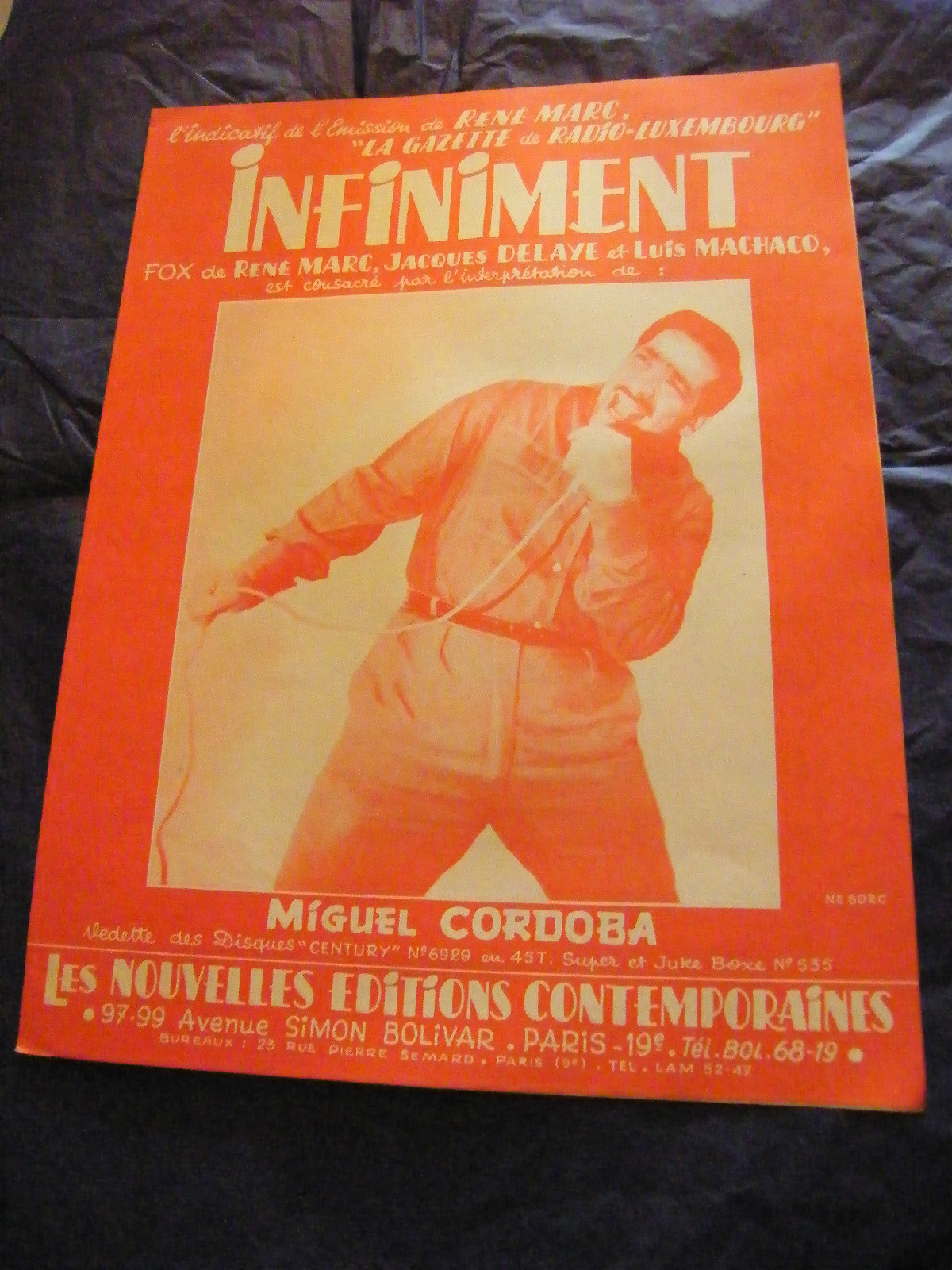 Infinitely Partition Miguel Cordoba René Marc Jacques Delaye Luis Machaco 1962