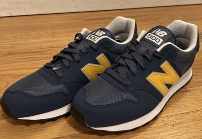 New Balance GM500VC1 Mens Trainers Sz 8.5 Navy Blue/ Yellow | eBay