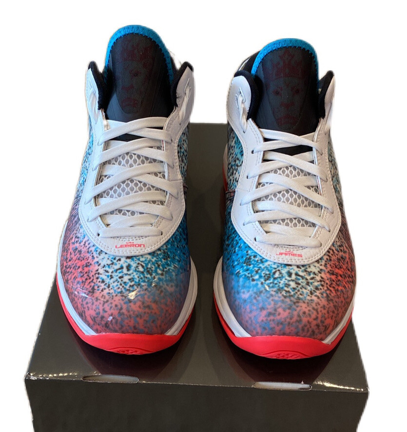 Nike LeBron James VIII 8 V/2 Low QS Miami Night Blue Red  display picture 3