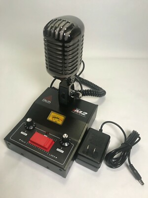 8 PIN for ICOM IC718 BLACK CHROME DELTA M2 AMPLIFIED POWER BASE MICROPHONE HAM