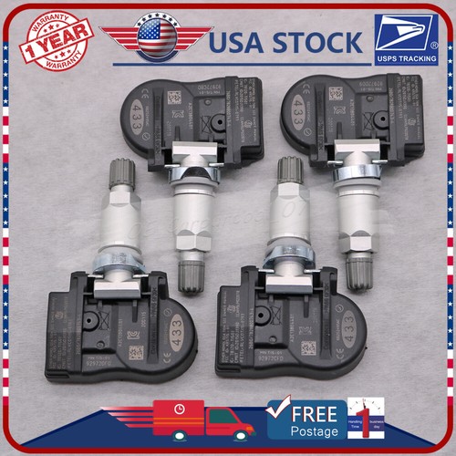 Set(4) 68252495AC Tire Pressure Sensor TPMS For Cherokee Dodge Jeep Grand SRT - Picture 2 of 4