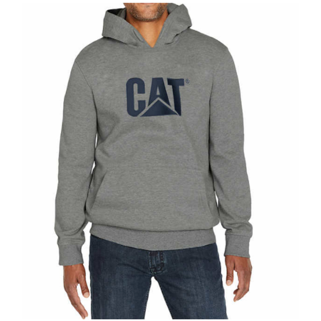 CAT Caterpillar Men's Grey Hoodie 