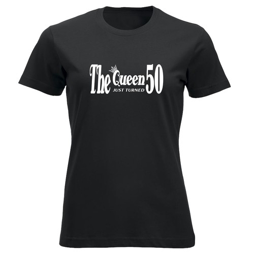 Queen Just Turned 50 Geburtstag T-Shirt Geschenk für Frauen lustiges T-Shirt 50. Geschenk UK - Bild 3 von 12