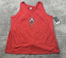 Las Vegas Aces Shirt Womens XL Red WNBA Basketball New Era Tank Top Graphic