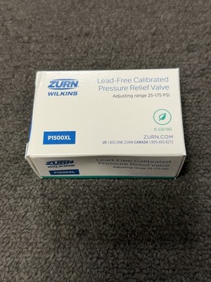 Zurn Wilkins 3/4 P1500XL Lead-Free Calibrated Pressure Relief Valve 25-175 PSI