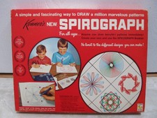 Vintage 1967 Kenner's 401 Spirograph Complete Set Partially sealed