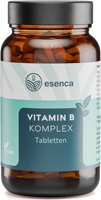 Vitamin B Komplex hochdosiert - 365 Tabletten - 8 B-Vitamine + Vitamin C - Vegan