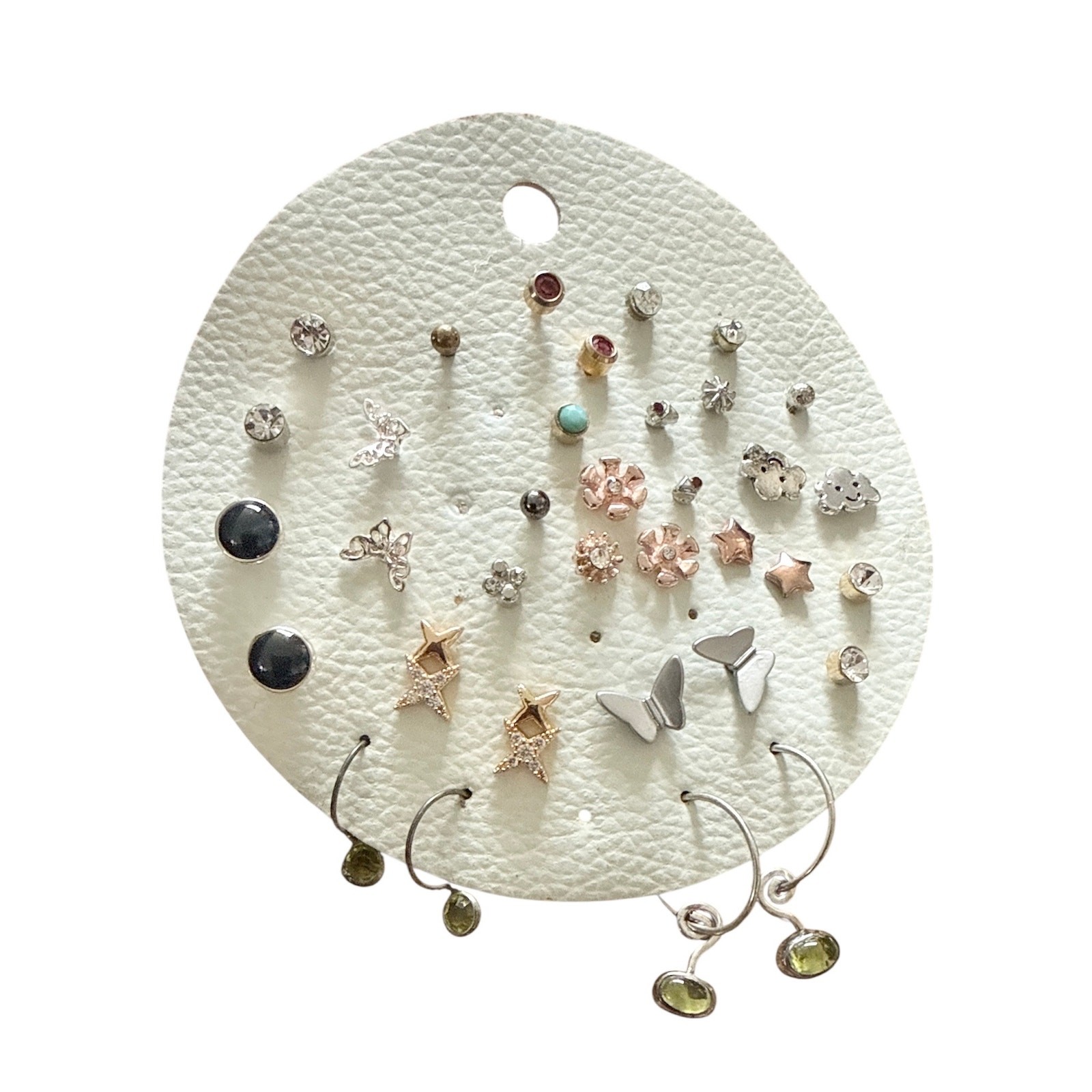 FREE PEOPLE Tiny Stud Earring Stack - image 1