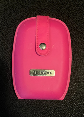 Sephora 6 Piece Manicure Set Pink Travel Case Complete for Purse Nail Care Kit