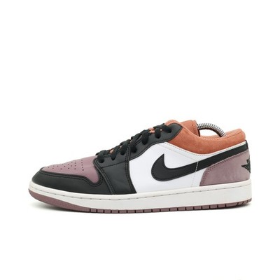 Nike Herren Air Jordan 1 Low OG Mystic Mauve Schuh Schwarz Auflage Sneaker EU 43