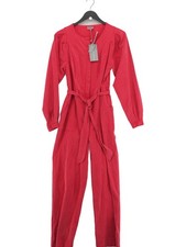 Oliver Bonas Women's Jumpsuit UK 6 Pink Lyocell Modal with Cotton Jumpsuit