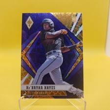 2021 Panini Chronicles Phoenix Ke'Bryan Hayes Blue Velocity Rookie Card 
