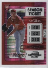 2022 Panini Chronicles Contenders Optic Pink Pulsar Prizm Reid Detmers #7 12w7