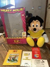 24” Vintage 1986 Worlds of Wonder Talking Mickey Mouse Show Plush Doll Works!!