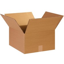 25 Medium Corrugated Cardboard Boxes 14"L x 14"W x 8"H for Shipping, Moving, Sto