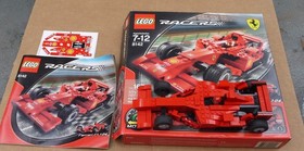 LEGO Racers 8142 Ferrari 248 Alice F1 1:24 Alice Pull-Back Box Manual Stickers