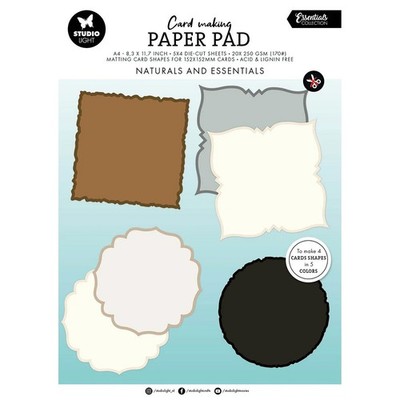 Papier-Set zur Kartengestaltung 152 x 152 mm - Cardmaking Pad - Studio Light