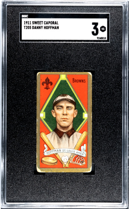 1911 T205 Sweet Caporal Danny Hoffman - SGC 3