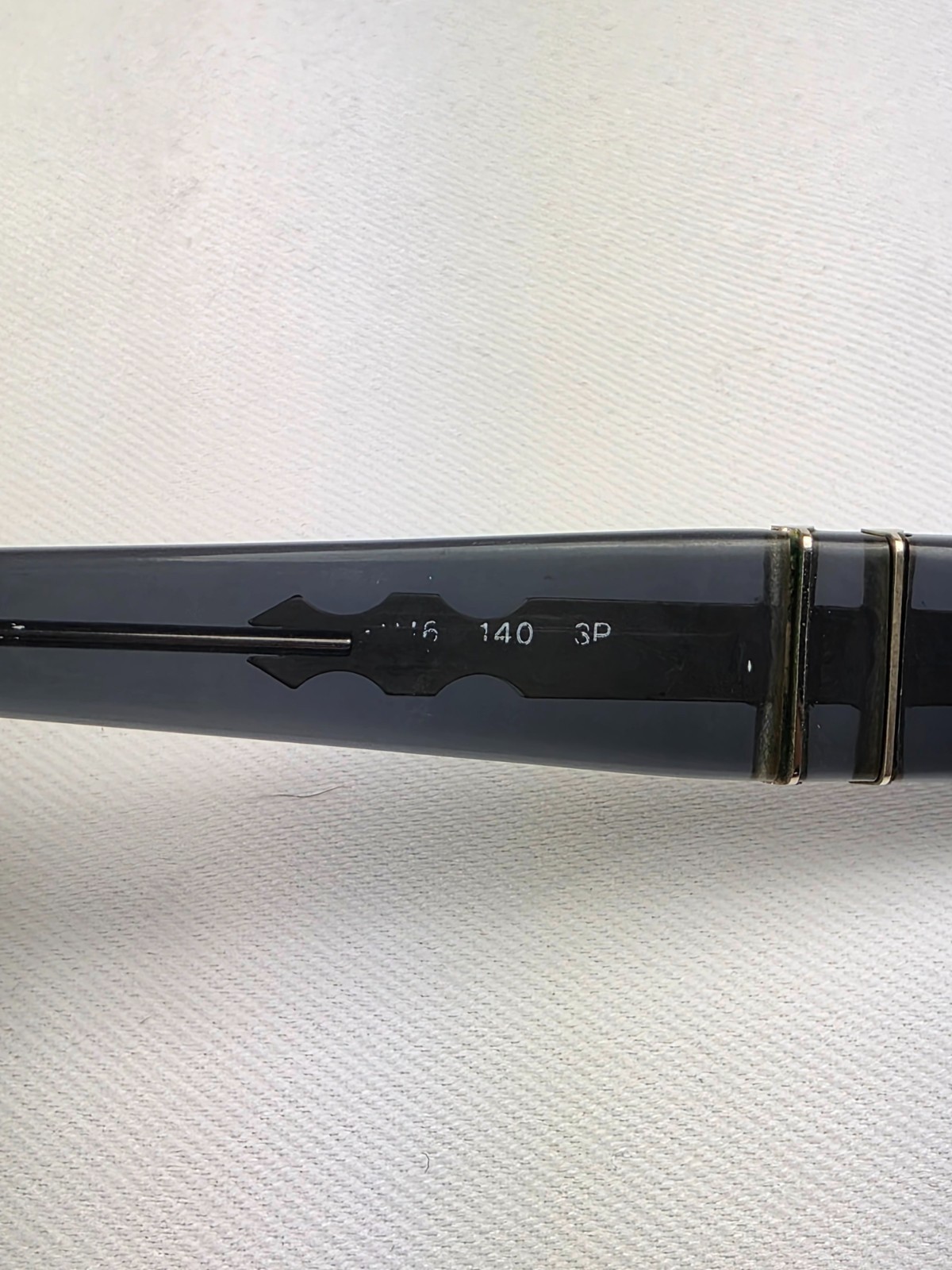 Persol Matte Black Rectangular Polarized Sunglass… - image 4