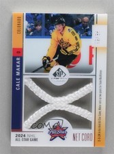 2024-25 Upper Deck SP Game Used All-Star Net Cord Relics 22/35 Cale Makar 14hk