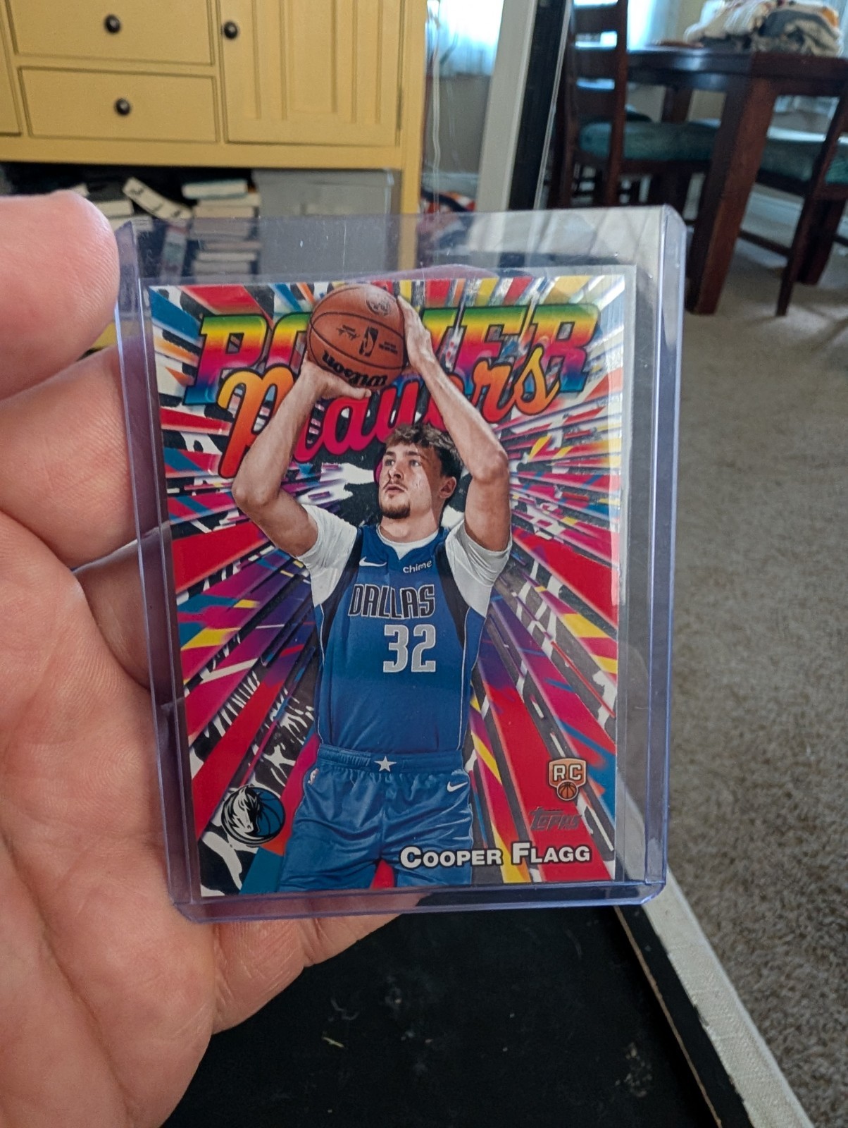 COOPER FLAGG 2025-26 Topps HOLO SPARKLE FOIL Power Players #PP-16 RC MAVERICKS
