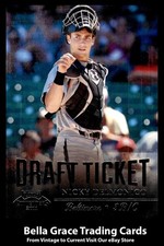 2011 Playoff Contenders Nicky Delmonico #DT8 Baltimore Orioles Draft Ticket MLB 