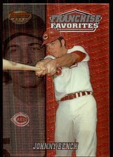 2000 Bowman's Best Franchise Favorites Johnny Bench #FR1B