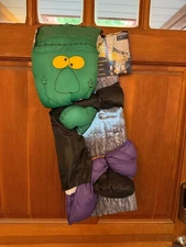 Frankenstein Tree Hugger Halloween Snugglers 45" VTG Sun Hill 2001 New Old Stock