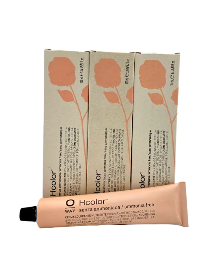 OWAY HCOLOR AMONIAKFREIE PERMANENTE HAARFARBE BIO HAARFARBE 100ML F2