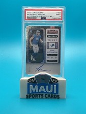 2022 Panini Contenders Playoff Ticket #102 /99 Aiden Hutchinson Auto PSA 9