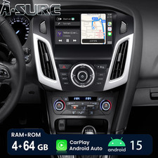 4+64GB Für Ford Focus III MK3 2011-2019 Autoradio Android 15 Carplay GPS NAVI FM
