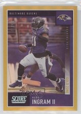 2020 Score Gold Zone 5/50 Mark Ingram II #45 0s23