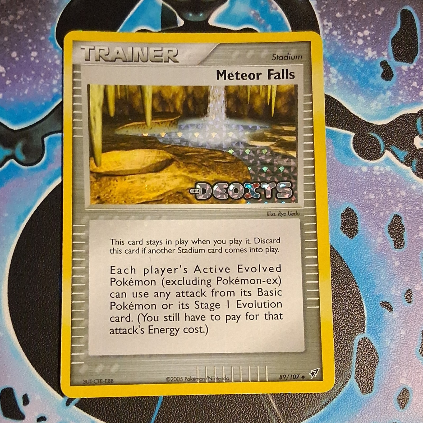 Pokémon Meteor Falls 89/107 Trainer Card EX Deoxys 2005 Regular English
