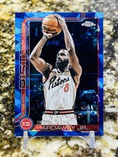 2025-26 Topps Chrome Sapphire Basketball - Tim Hardaway Jr. #7 Pistons Detroit  