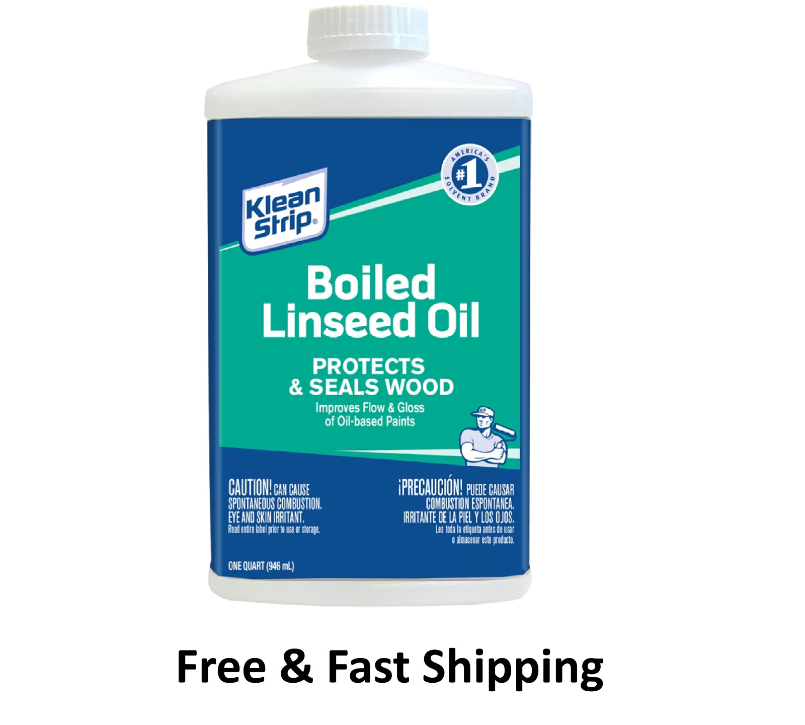 Klean-Strip Boiled Linseed Oil, 1 Quart