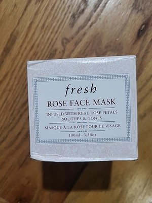 FRESH Rose Face Mask With Rose Petals 3.3 oz New/Boxed AUTHENTIC