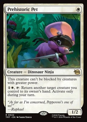 MTG TMNT R Prehistoric Pet #0022