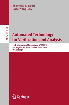 Automated Technology for Verification and Analysis Chao Wang (u. a.) Taschenbuch