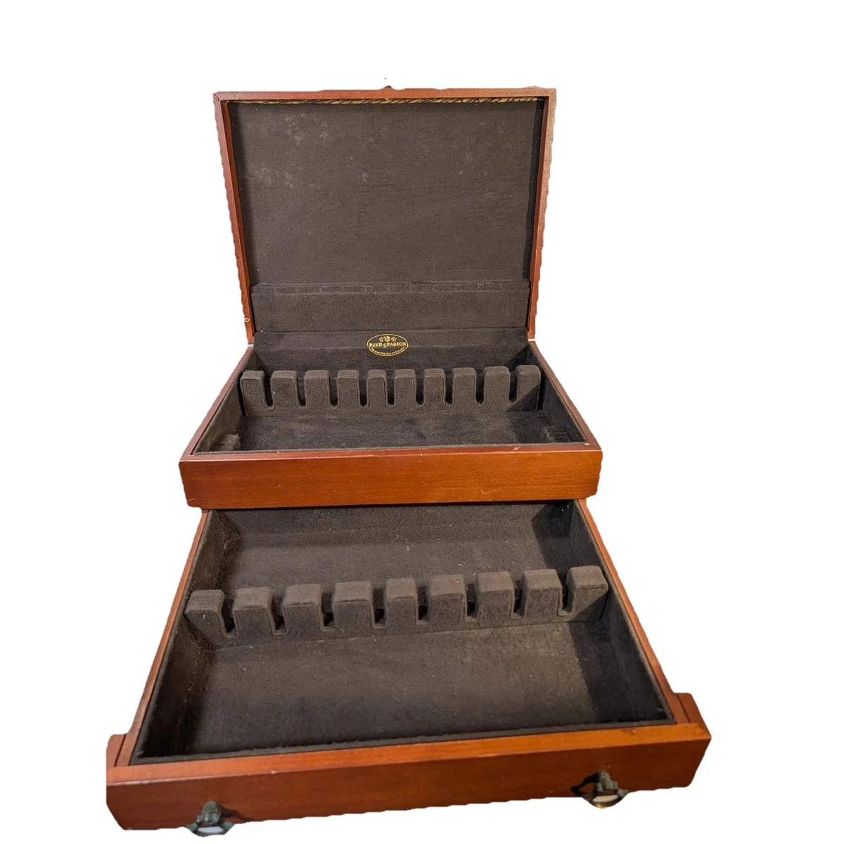 Reed & Barton Wooden Flatware Storage for sale | eBay