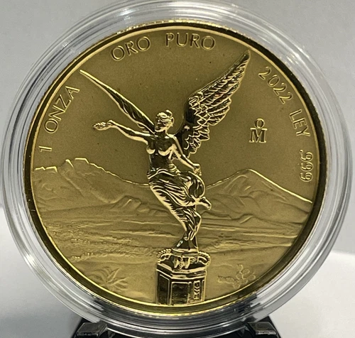 2022 1 oz Gold Mexican Libertad Reverse Proof ONLY 500 MINTED