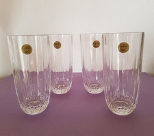 CONCERTO 4 Longdrink Gläser Set Capri Crystal 24 % Bleikristall Italien OVP
