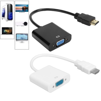 HD Multimedia Interface To VGA Adapter Converter Cable For Computer Laptop Mo CB