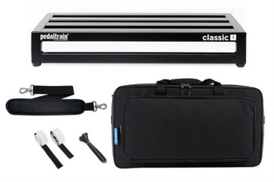 Pedaltrain Classic 1 Pedal Board with Deluxe MX Soft Case