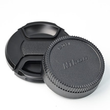 Nikon Nikkor 50mm f1.8D 52mm Front Rear Lens Cap Set