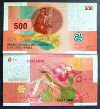 Comoros 500 Francs 2006 Banknote World Paper Money UNC Currency Bill Note