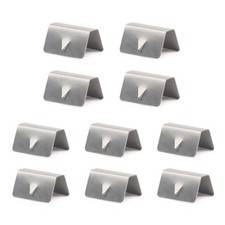 10 PCS Car Windshield Clip Wind / Rain Deflector Channel Metal Buckle for Heko G