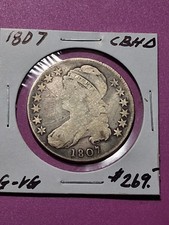 1807 CAPPED BUST HALF DOLLAR. CAPPED BUST HALF DOLLAR. VG DETAILS CONDITION.