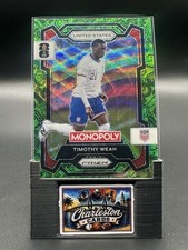Timothy Weah 2026 Panini Monopoly Prizm FIFA World Cup #71 Green Wave ~ USA
