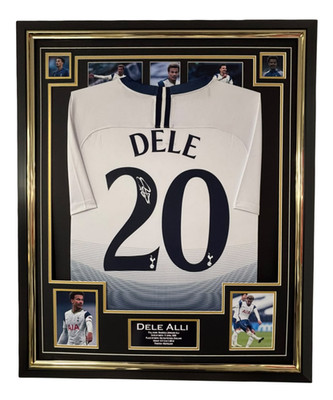 Dele Alli signed Shirt handsigniert Trikot Display mit COA