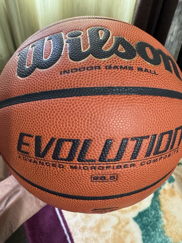 Wilson Evolution Intermediate Leather Basketball - 28.5", Size 6